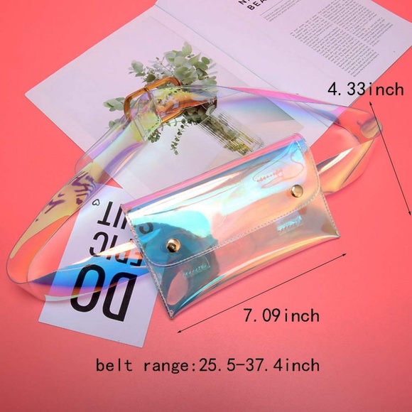 🔴 Holographic Fannypack - Trendy Belt Closure - Picture 6 of 8